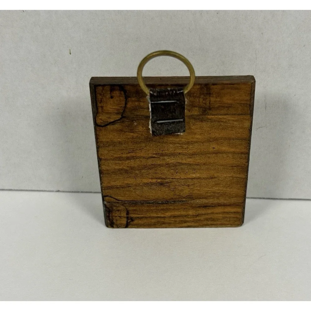 VTG Small Hanging Wooden Wall Plaque Religious Rejoice 2